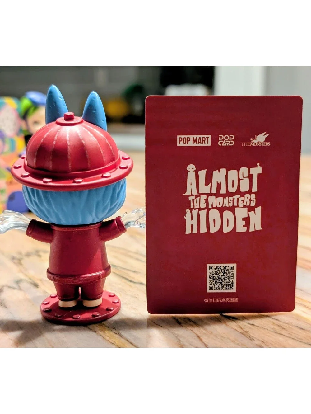 Pop Mart The Monsters Labubu Almost Hidden FIRE HYDRANT